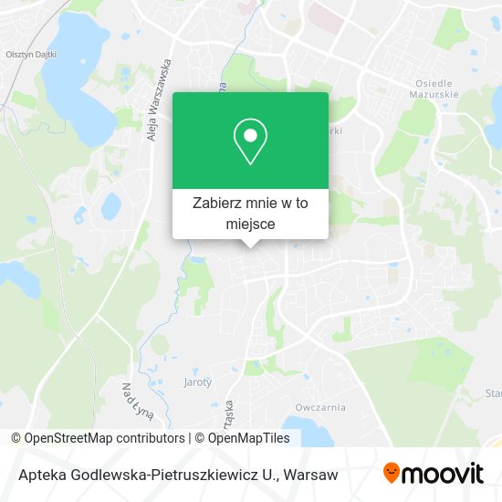 Mapa Apteka Godlewska-Pietruszkiewicz U.