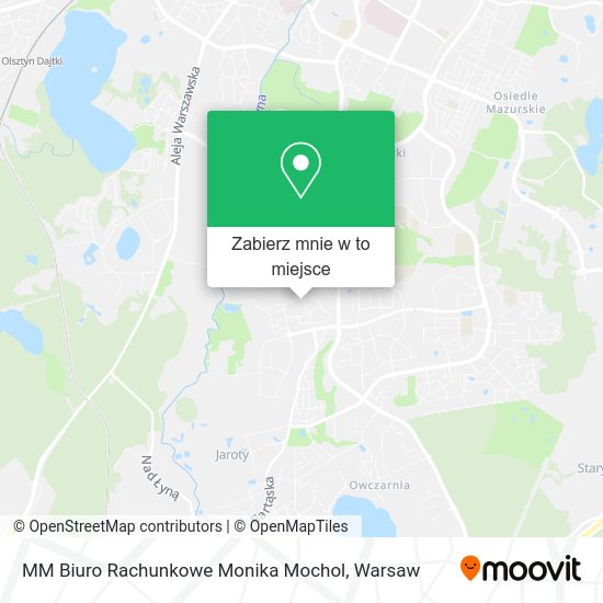 Mapa MM Biuro Rachunkowe Monika Mochol