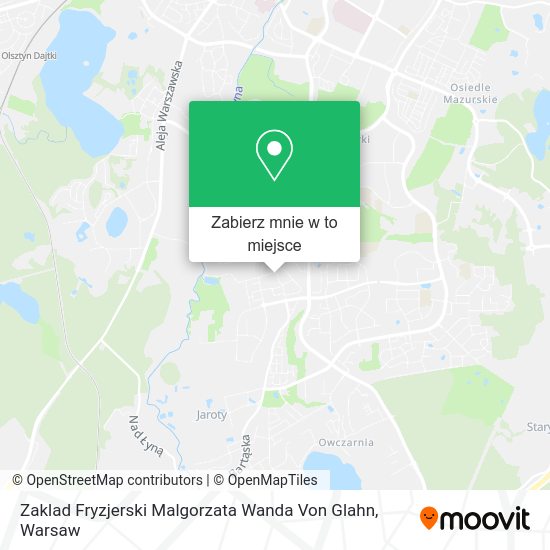 Mapa Zaklad Fryzjerski Malgorzata Wanda Von Glahn