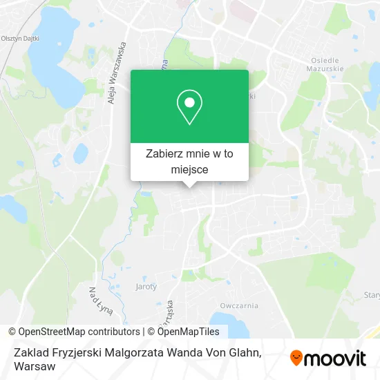 Mapa Zaklad Fryzjerski Malgorzata Wanda Von Glahn