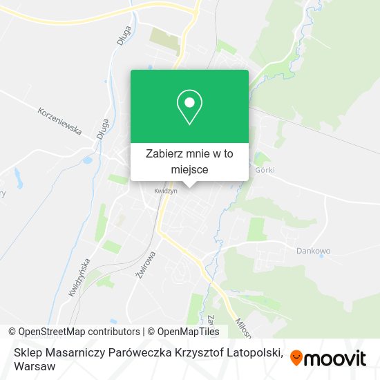 Mapa Sklep Masarniczy Paróweczka Krzysztof Latopolski