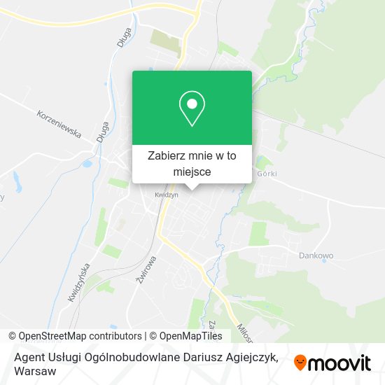 Mapa Agent Usługi Ogólnobudowlane Dariusz Agiejczyk