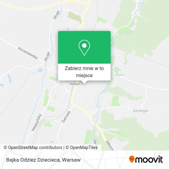 Mapa Bajka Odziez Dziecieca