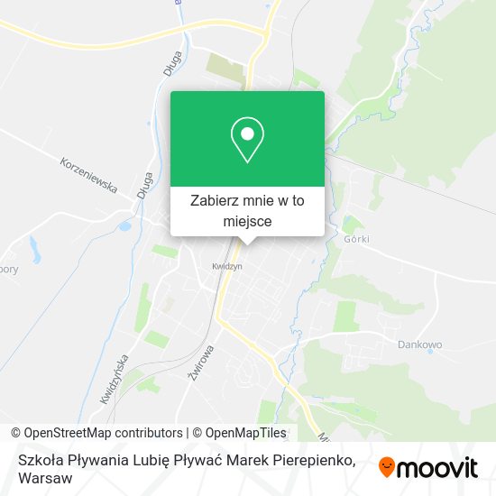 Mapa Szkoła Pływania Lubię Pływać Marek Pierepienko