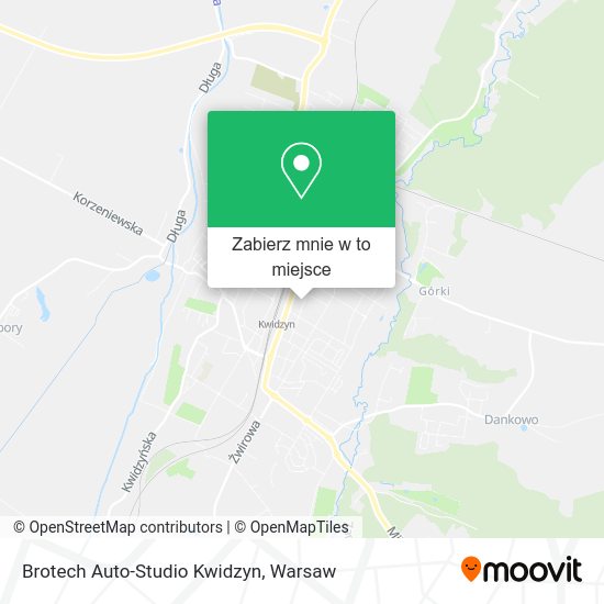 Mapa Brotech Auto-Studio Kwidzyn