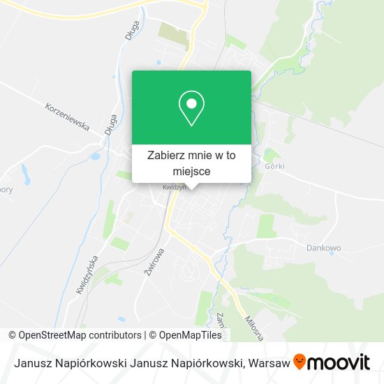 Mapa Janusz Napiórkowski Janusz Napiórkowski