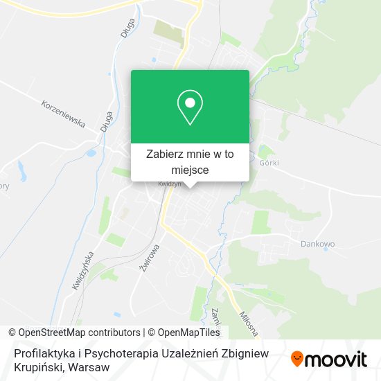 Mapa Profilaktyka i Psychoterapia Uzależnień Zbigniew Krupiński