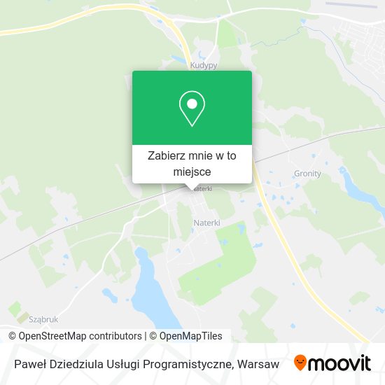 Mapa Paweł Dziedziula Usługi Programistyczne