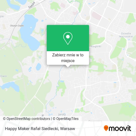 Mapa Happy Maker Rafał Siedlecki