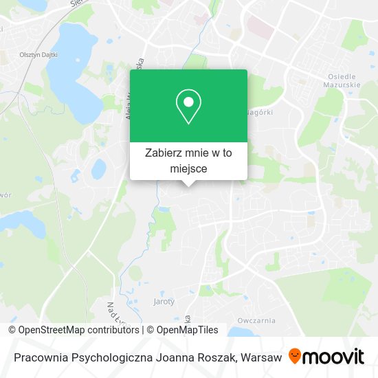 Mapa Pracownia Psychologiczna Joanna Roszak