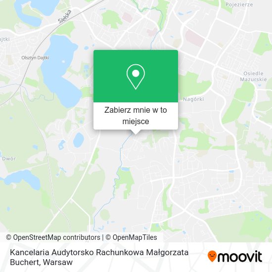 Mapa Kancelaria Audytorsko Rachunkowa Małgorzata Buchert