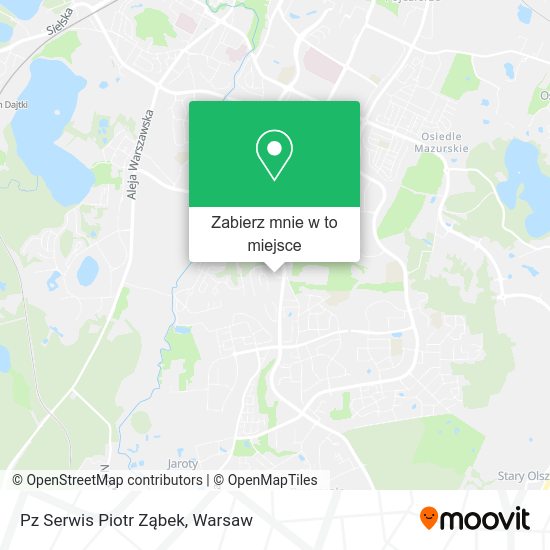 Mapa Pz Serwis Piotr Ząbek