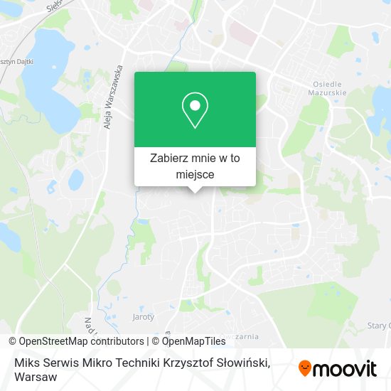 Mapa Miks Serwis Mikro Techniki Krzysztof Słowiński