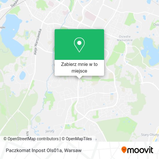 Mapa Paczkomat Inpost Ols01a