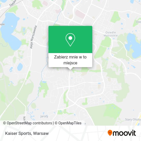 Mapa Kaiser Sports