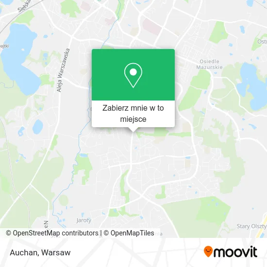 Mapa Auchan
