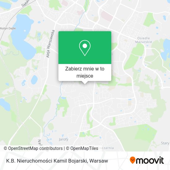 Mapa K.B. Nieruchomości Kamil Bojarski