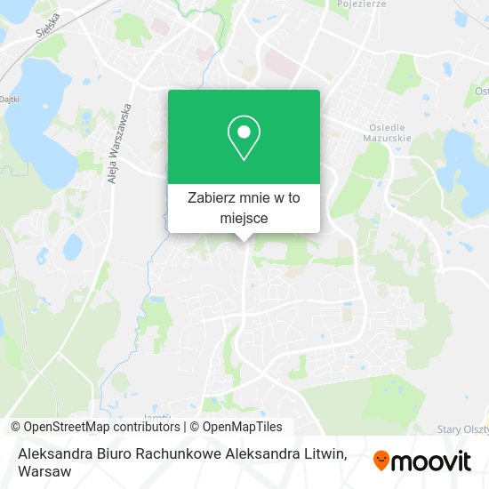 Mapa Aleksandra Biuro Rachunkowe Aleksandra Litwin