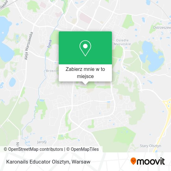 Mapa Karonails Educator Olsztyn