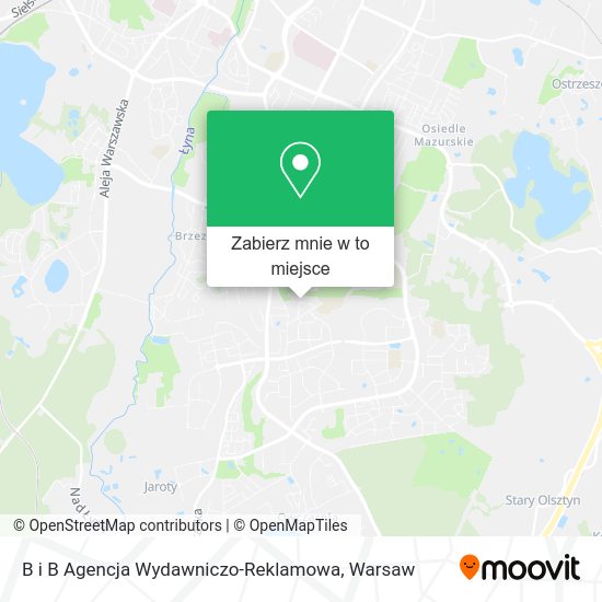 Mapa B i B Agencja Wydawniczo-Reklamowa