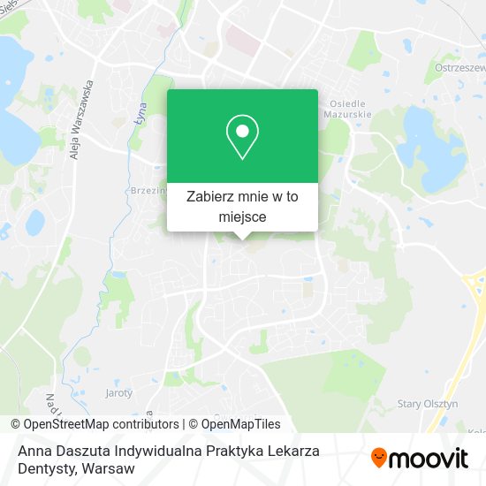 Mapa Anna Daszuta Indywidualna Praktyka Lekarza Dentysty