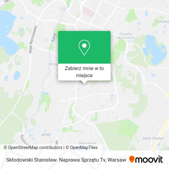 Mapa Skłodowski Stanisław. Naprawa Sprzętu Tv