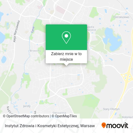 Mapa Instytut Zdrowia i Kosmetyki Estetycznej