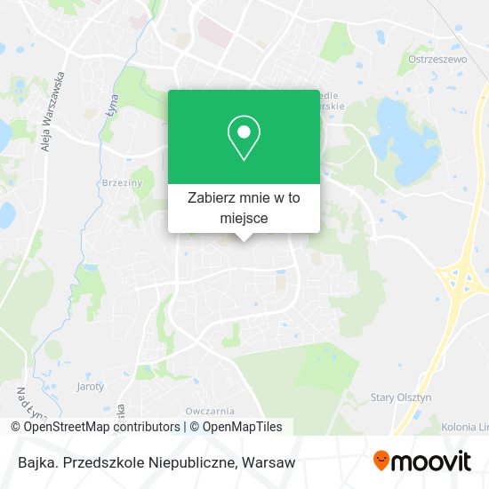 Mapa Bajka. Przedszkole Niepubliczne