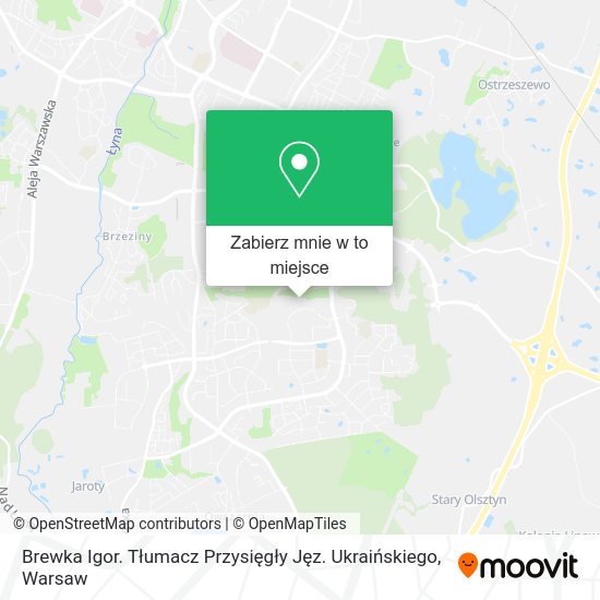 Mapa Brewka Igor. Tłumacz Przysięgły Jęz. Ukraińskiego