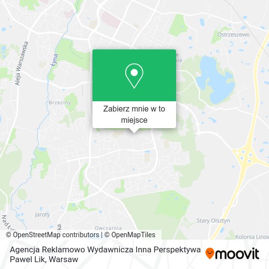 Mapa Agencja Reklamowo Wydawnicza Inna Perspektywa Pawel Lik