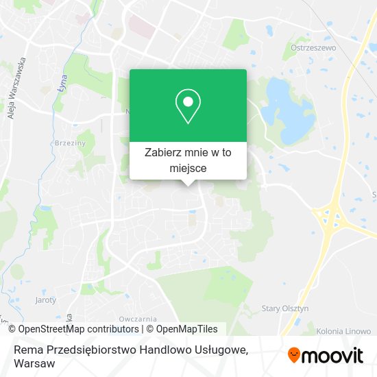 Mapa Rema Przedsiębiorstwo Handlowo Usługowe