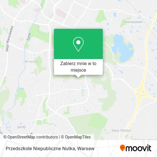 Mapa Przedszkole Niepubliczne Nutka