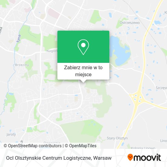 Mapa Ocl Olsztynskie Centrum Logistyczne