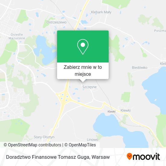 Mapa Doradztwo Finansowe Tomasz Guga