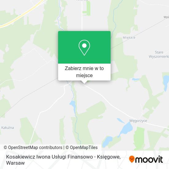 Mapa Kosakiewicz Iwona Usługi Finansowo - Księgowe