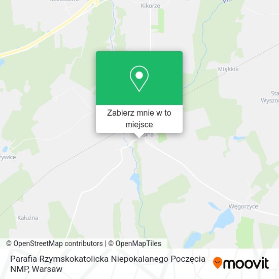 Mapa Parafia Rzymskokatolicka Niepokalanego Poczęcia NMP