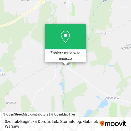 Mapa Szostak-Bagińska Dorota, Lek. Stomatolog. Gabinet