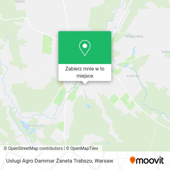 Mapa Usługi Agro Dammar Żaneta Trabszo