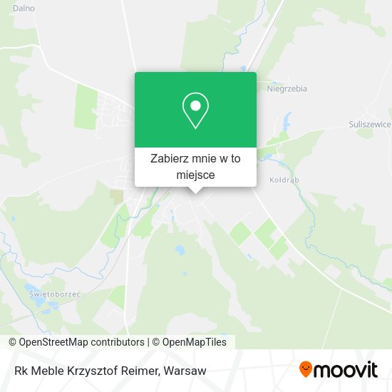 Mapa Rk Meble Krzysztof Reimer