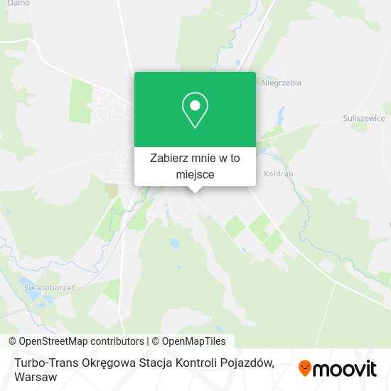 Mapa Turbo-Trans Okręgowa Stacja Kontroli Pojazdów