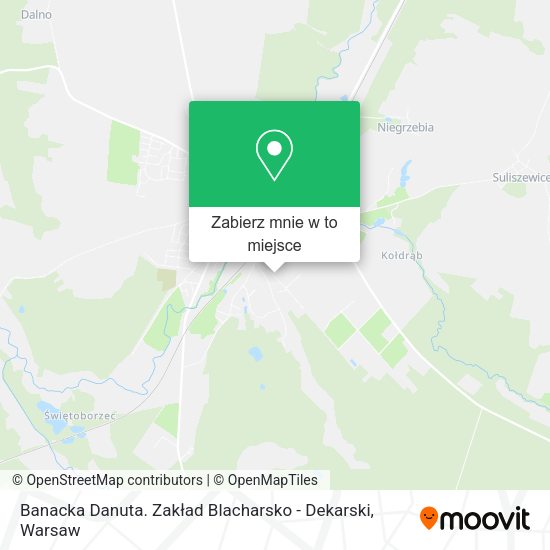 Mapa Banacka Danuta. Zakład Blacharsko - Dekarski