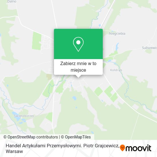 Mapa Handel Artykułami Przemysłowymi. Piotr Grajcewicz