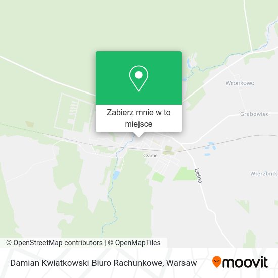 Mapa Damian Kwiatkowski Biuro Rachunkowe