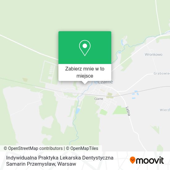 Mapa Indywidualna Praktyka Lekarska Dentystyczna Samarin Przemysław