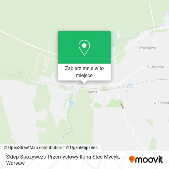 Mapa Sklep Spozywczo Przemyslowy Ilona Stec Mycyk