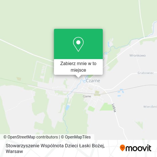 Mapa Stowarzyszenie Wspólnota Dzieci Łaski Bożej