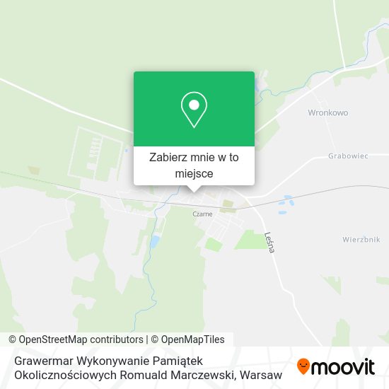 Mapa Grawermar Wykonywanie Pamiątek Okolicznościowych Romuald Marczewski