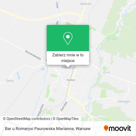 Mapa Bar u Romarysi Paurowska Marianna