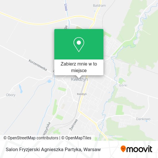 Mapa Salon Fryzjerski Agnieszka Partyka