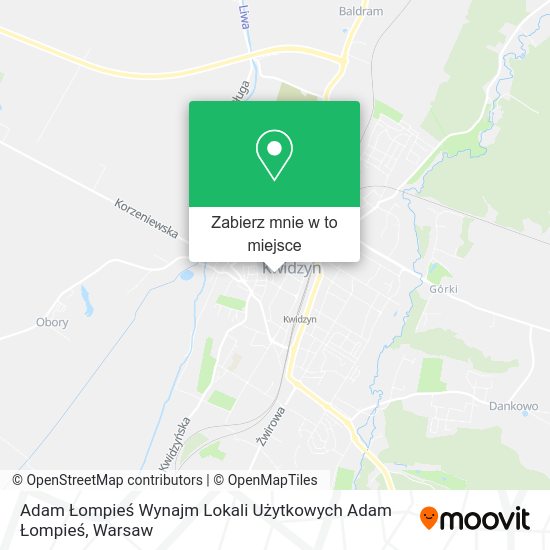 Mapa Adam Łompieś Wynajm Lokali Użytkowych Adam Łompieś